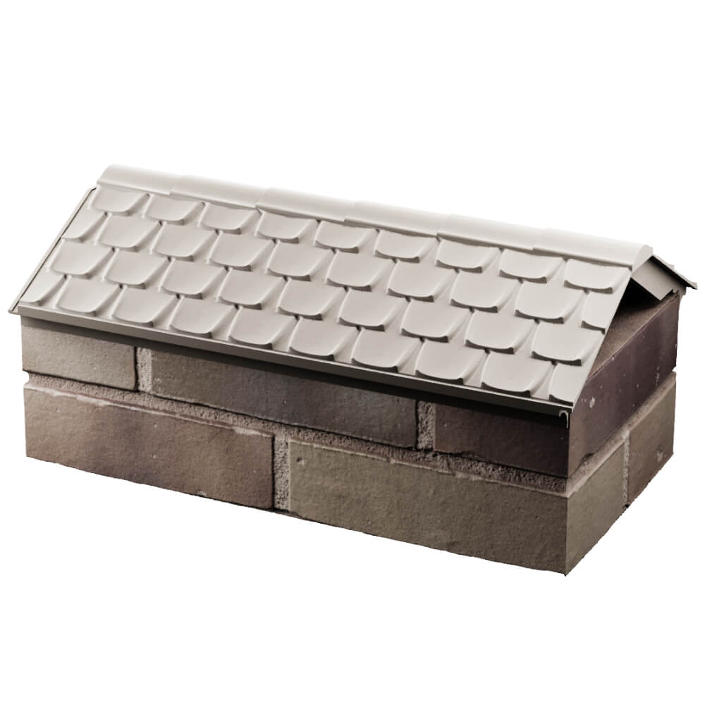 Парапет Zking Эльбрус Бежевый с посадкой на 1 кирпич (255мм) в Новокуйбышевске фото