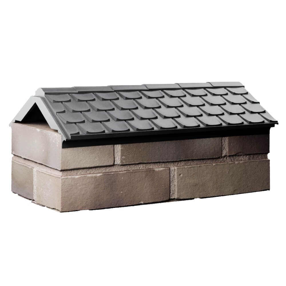 Парапет Zking Эльбрус Серый с посадкой на 1 кирпич (255мм) Новокуйбышевск фото