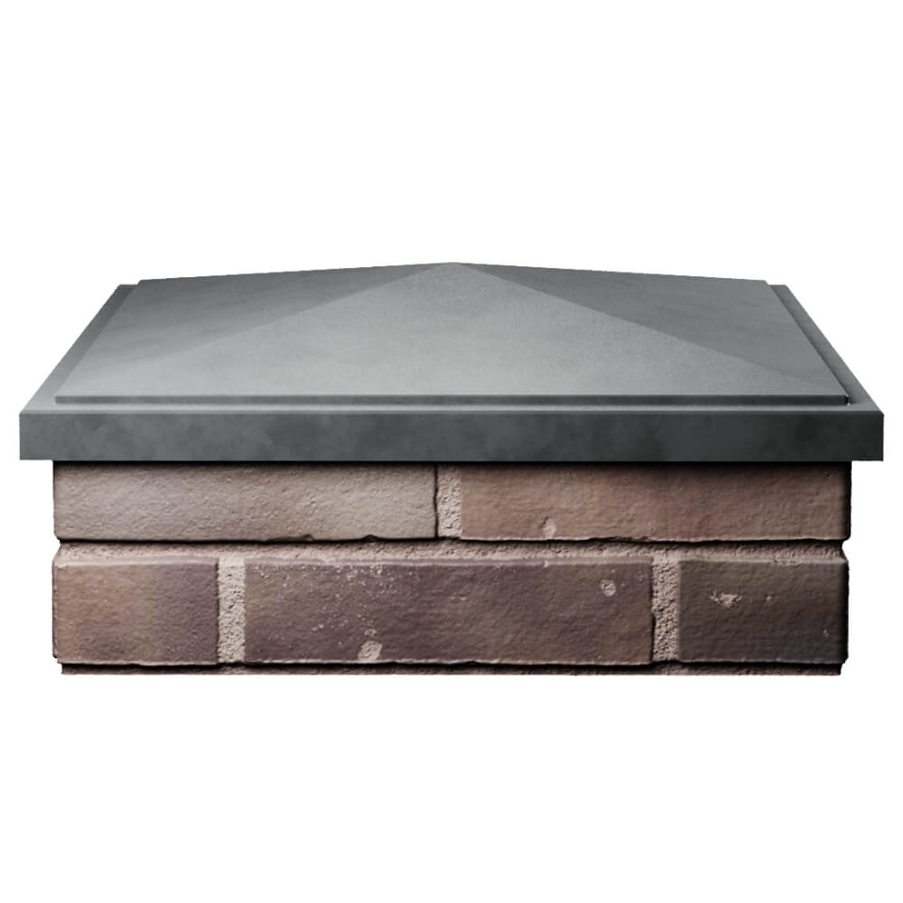 Колпак Zking БонаМоно Серый на столб 2х2 кирпича (515х515, 530х530мм) Новокуйбышевск фото